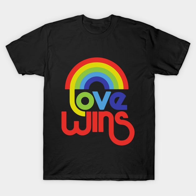 Love Wins T-Shirt by Jamrock Designs